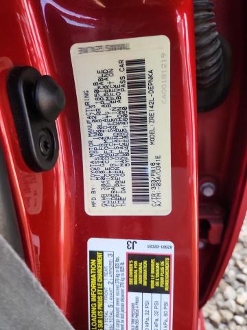 5YFBU4EE8DP156050 - 2013 TOYOTA COROLLA BASE RED photo 12