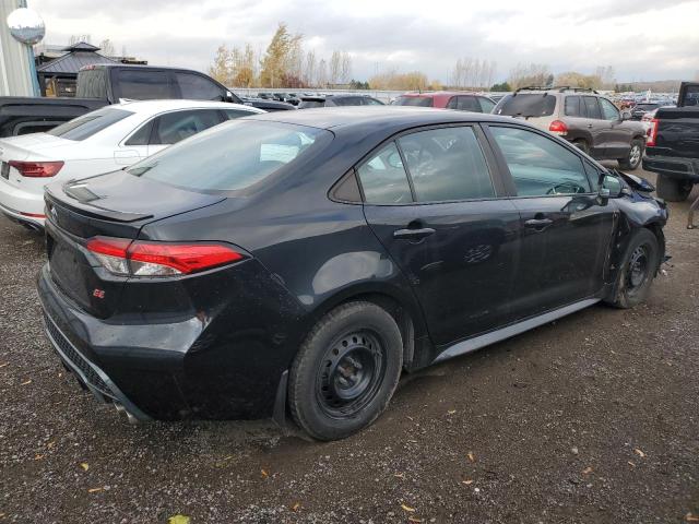 5YFB4RBE2LP011361 - 2020 TOYOTA COROLLA SE BLACK photo 3