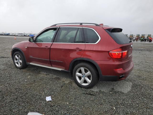 5UXZV8C53DL899597 - 2013 BMW X5 XDRIVE50I Қызыл фото 2