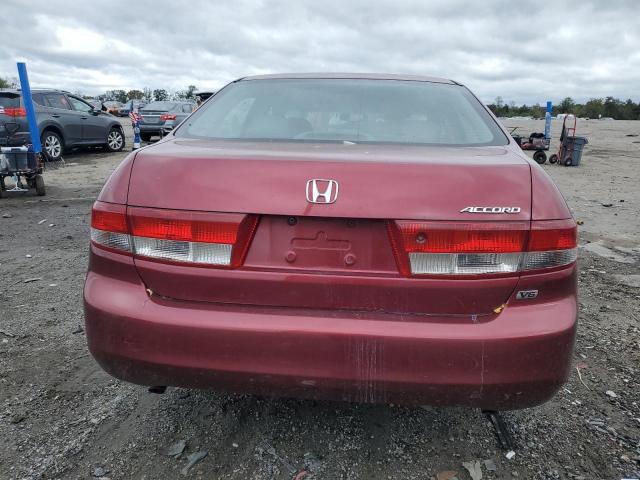 1HGCM665X3A073156 - 2003 HONDA ACCORD EX Красный фото 6