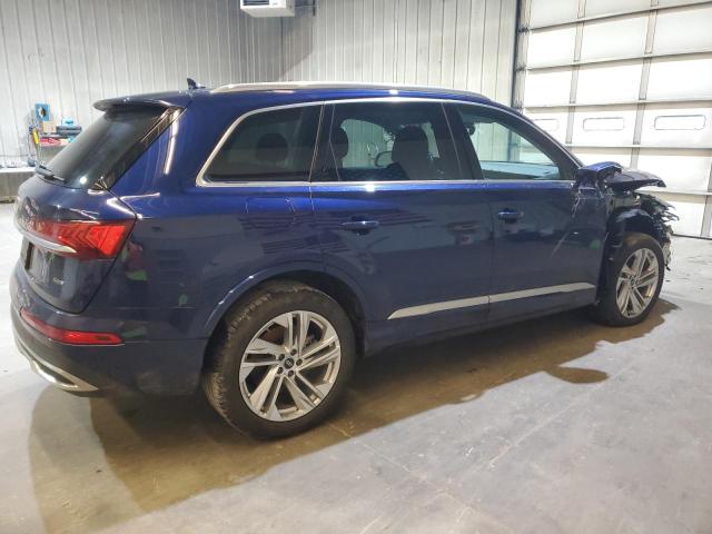 WA1LXBF73ND019290 - 2022 AUDI Q7 PREMIUM PLUS Կապույտ լուսանկար 3