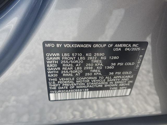 1V2JR2CA4SC559139 - 2025 VOLKSWAGEN ATLAS SE Gris foto 14