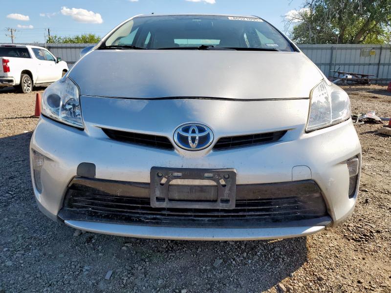 JTDKN3DU0C5507576 - 2012 TOYOTA PRIUS SILVER photo 5