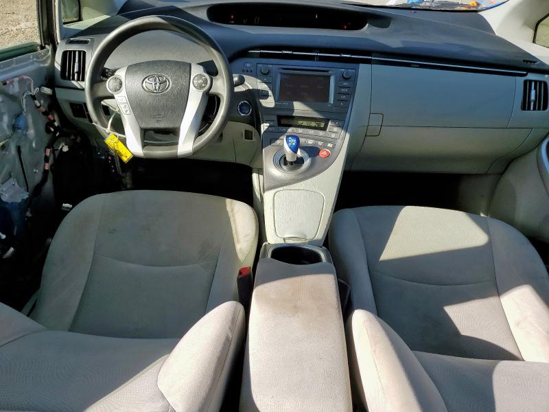 JTDKN3DU0C5507576 - 2012 TOYOTA PRIUS SILVER photo 8