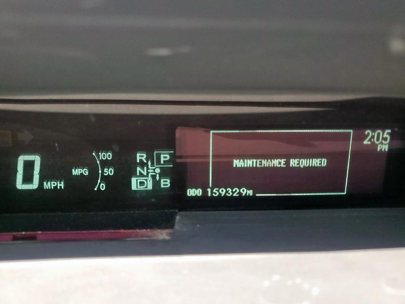 JTDKN3DU0C5507576 - 2012 TOYOTA PRIUS SILVER photo 9