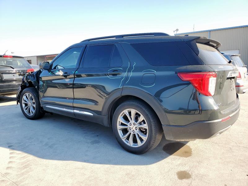 1FMSK7DH9NGA84132 - 2022 FORD EXPLORER XLT მწვანე ფოტო 2