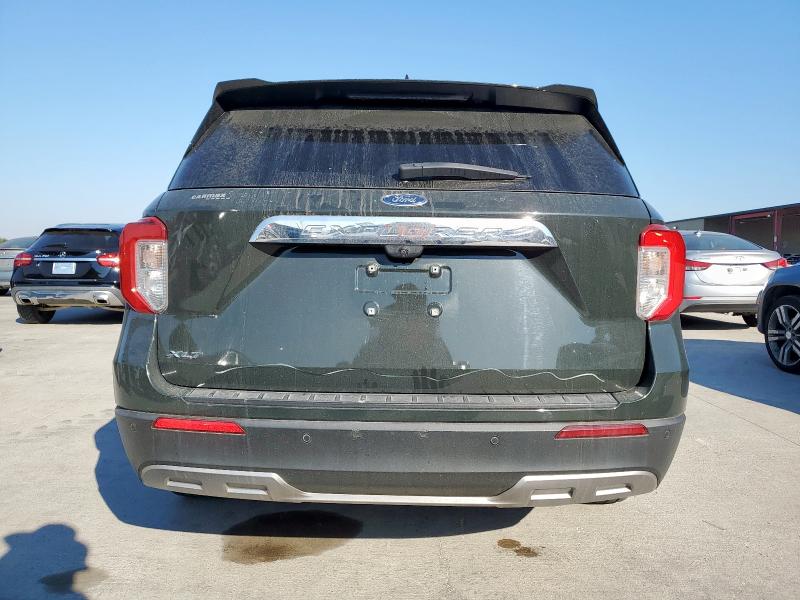 1FMSK7DH9NGA84132 - 2022 FORD EXPLORER XLT მწვანე ფოტო 6