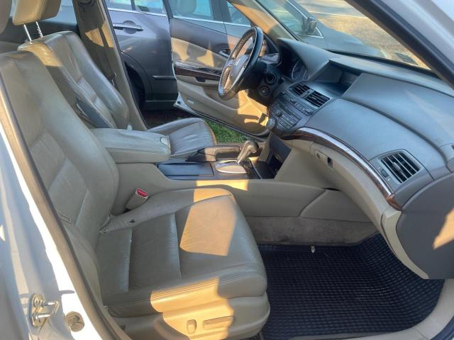 5KBCP3F87AB005983 - 2010 HONDA ACCORD EXL WHITE photo 5