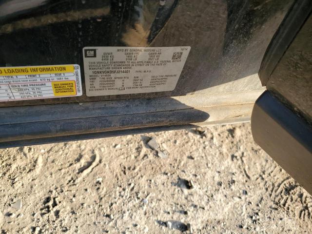 1GNKVGKD5FJ214401 - 2015 CHEVROLET TRAVERSE LT ნაცრისფერი ფოტო 13