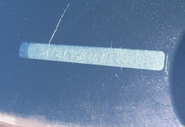 5TFRX5GN2KX156715 - 2019 TOYOTA TACOMA ACCESS CAB رمادي صورة 10