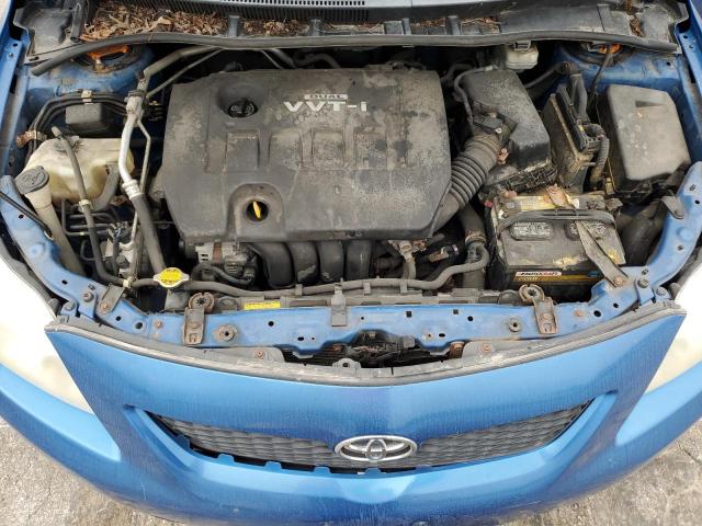 1NXBU4EE8AZ248561 - 2010 TOYOTA COROLLA BASE BLUE photo 11