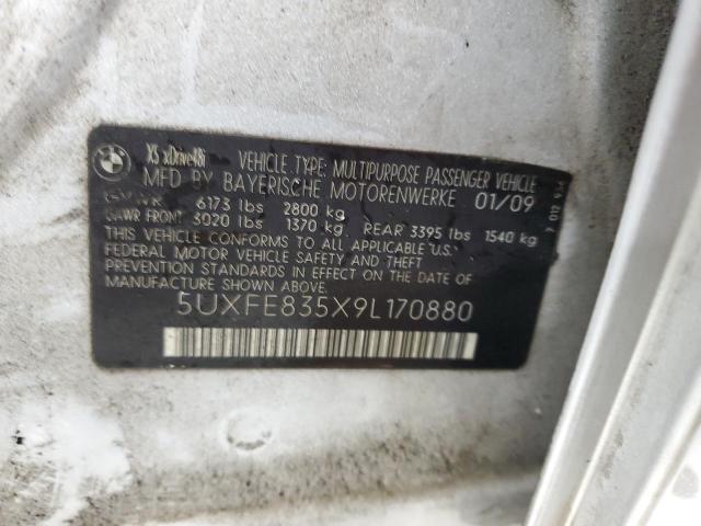 5UXFE835X9L170880 - 2009 BMW X5 XDRIVE48I Plata foto 13