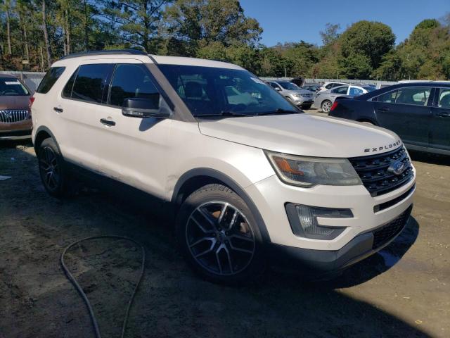 1FM5K8GT6GGA68637 - 2016 FORD EXPLORER SPORT Ақ фото 4
