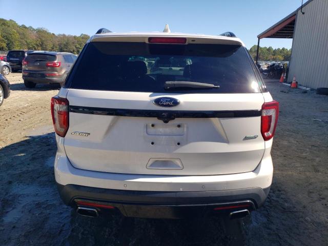 1FM5K8GT6GGA68637 - 2016 FORD EXPLORER SPORT Ақ фото 6