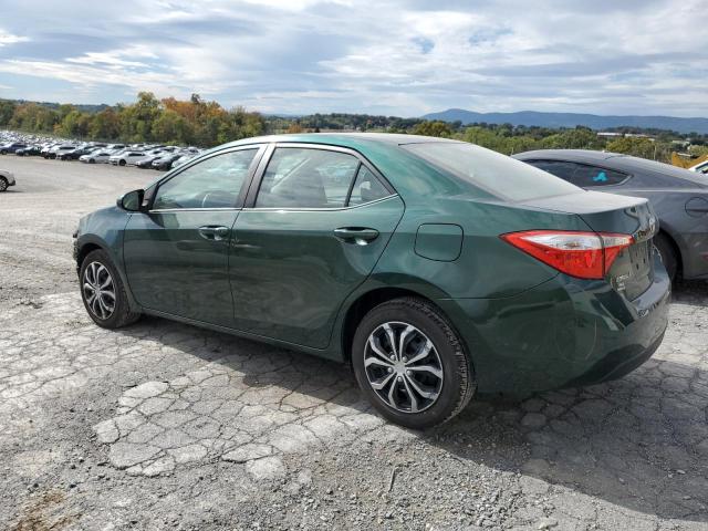 2T1BURHE1FC393023 - 2015 TOYOTA COROLLA L GREEN photo 2