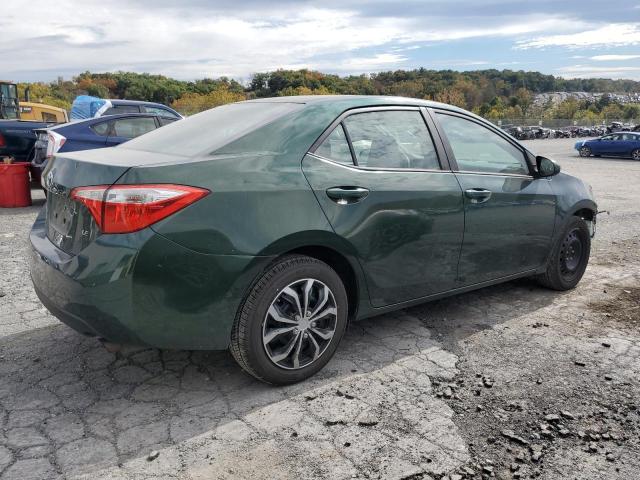 2T1BURHE1FC393023 - 2015 TOYOTA COROLLA L GREEN photo 3