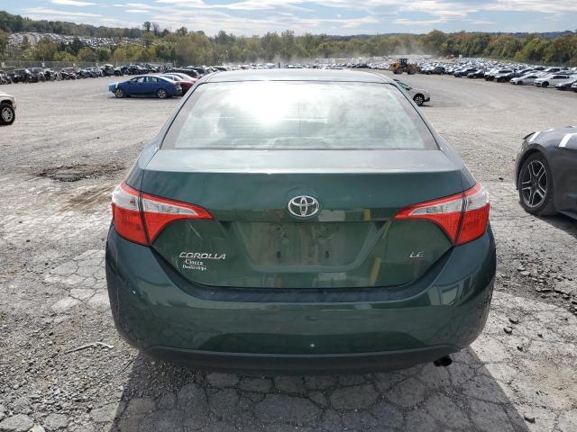 2T1BURHE1FC393023 - 2015 TOYOTA COROLLA L GREEN photo 6