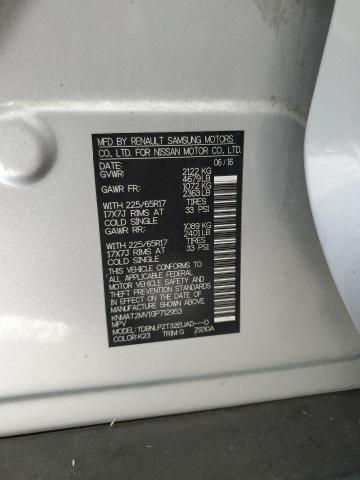 KNMAT2MV1GP712953 - 2016 NISSAN ROGUE S 银色 照片 14