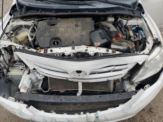 2T1BU4EE6DC957172 - 2013 TOYOTA COROLLA BASE أبيض صورة 11