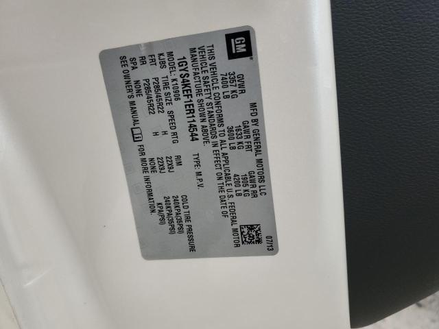 1GYS4KEF1ER114544 - 2014 CADILLAC ESCALADE ESV PLATINUM Krem foto 13