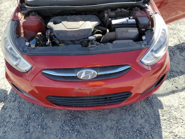 KMHCT4AE5GU999848 - 2016 HYUNDAI ACCENT SE BURGUNDY photo 11