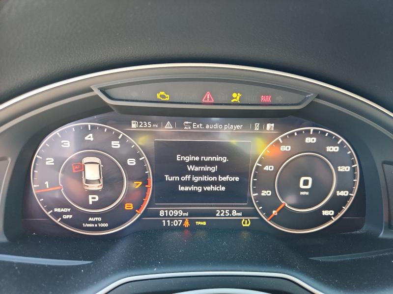 WA1LHAF7XHD059832 - 2017 AUDI Q7 PREMIUM PLUS Белый фото 9