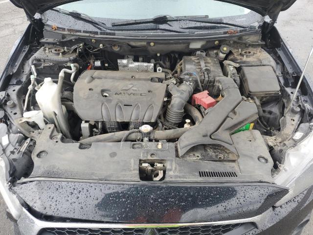 JA32U2FUXHU000464 - 2017 MITSUBISHI LANCER ES BLACK photo 11