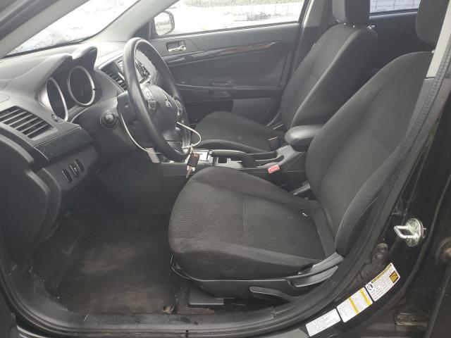 JA32U2FUXHU000464 - 2017 MITSUBISHI LANCER ES BLACK photo 7