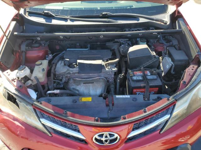 2T3ZFREV3FW227038 - 2015 TOYOTA RAV4 LE RED photo 12