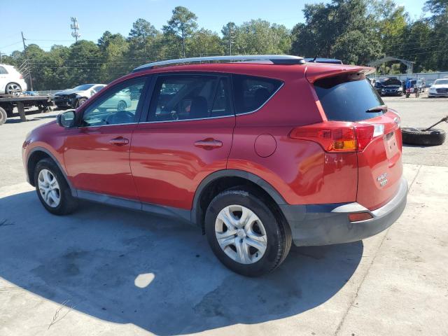 2T3ZFREV3FW227038 - 2015 TOYOTA RAV4 LE RED photo 2