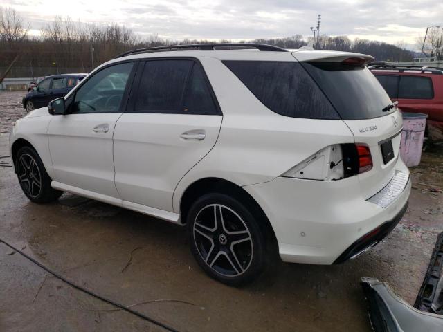 4JGDA5HB7JB086300 - 2018 MERCEDES-BENZ GLE 350 4MATIC WHITE photo 2