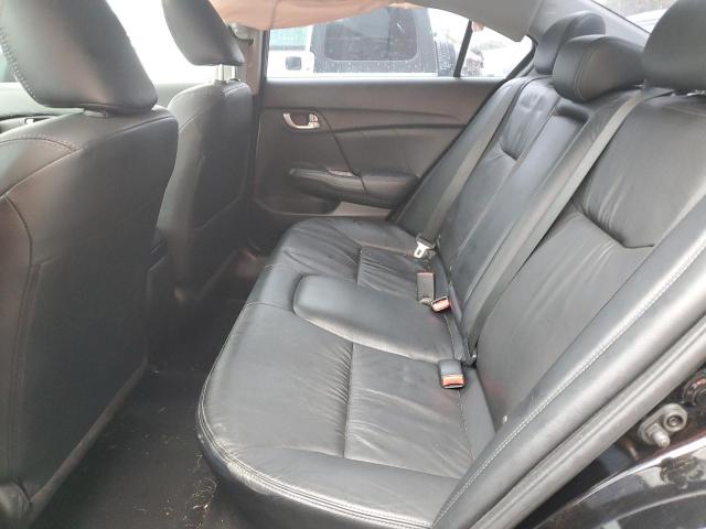 2HGFB2F97FH525553 - 2015 HONDA CIVIC EXL შავი ფოტო 10