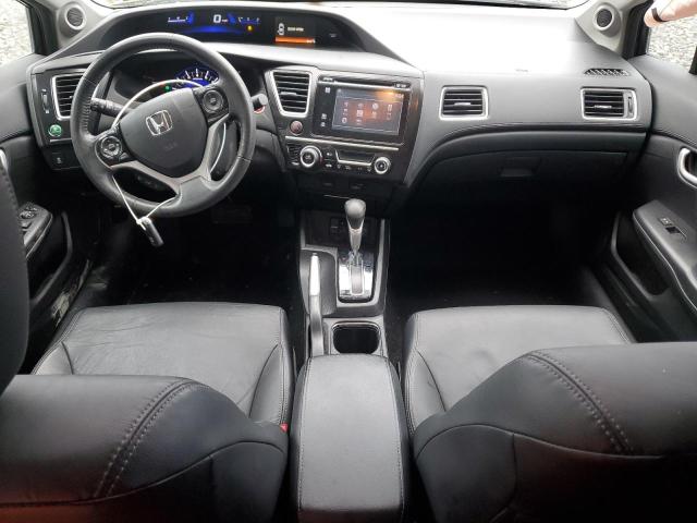2HGFB2F97FH525553 - 2015 HONDA CIVIC EXL შავი ფოტო 8