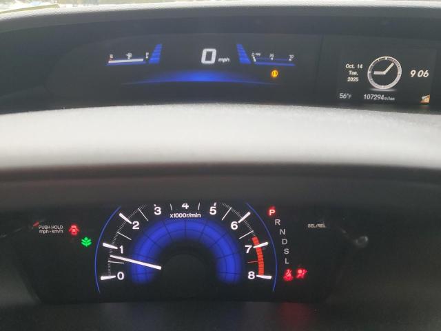 2HGFB2F97FH525553 - 2015 HONDA CIVIC EXL შავი ფოტო 9