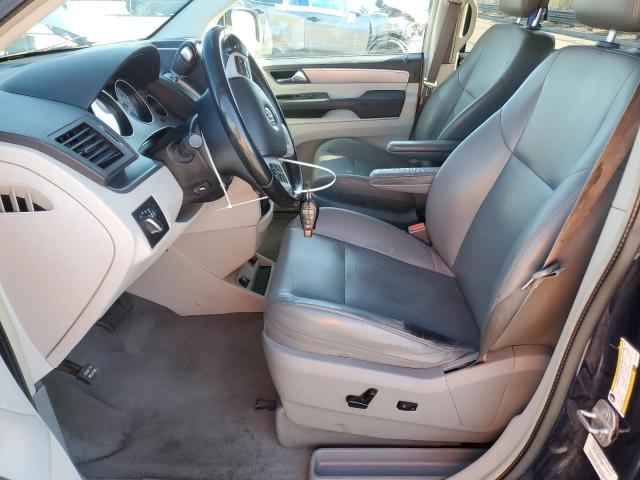 2C4RVABG6ER134498 - 2014 VOLKSWAGEN ROUTAN SE BLUE photo 7