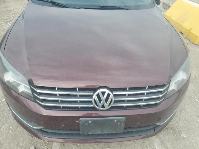 1VWBN7A36EC043451 - 2014 VOLKSWAGEN PASSAT SE ბურგუნდია ფოტო 11