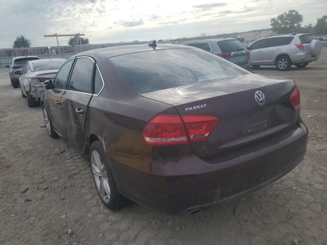 1VWBN7A36EC043451 - 2014 VOLKSWAGEN PASSAT SE ბურგუნდია ფოტო 2