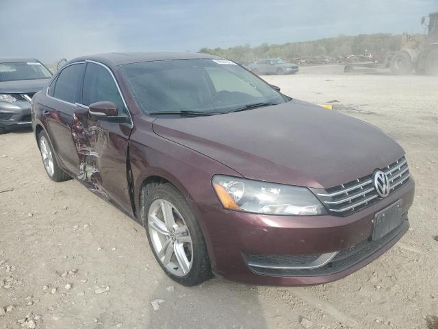 1VWBN7A36EC043451 - 2014 VOLKSWAGEN PASSAT SE ბურგუნდია ფოტო 4