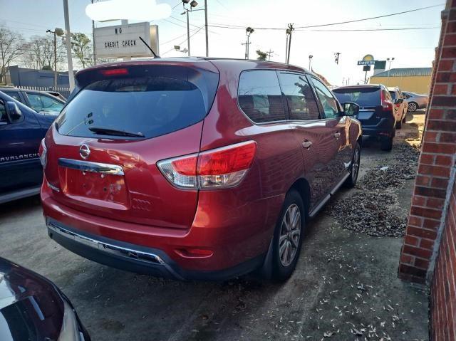5N1AR2MN7EC728606 - 2014 NISSAN PATHFINDER S RED photo 4