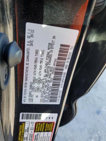 3TYAX5GN4PT067226 - 2023 TOYOTA TACOMA DOUBLE CAB Чорний фото 12