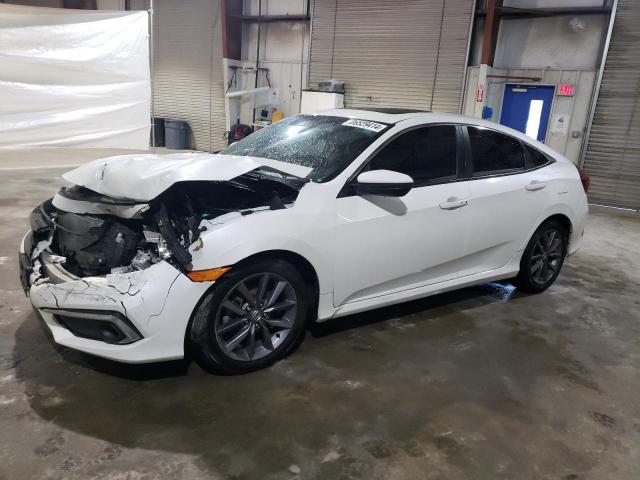 19XFC1F70KE210197 - 2019 HONDA CIVIC EXL თეთრი ფოტო 1