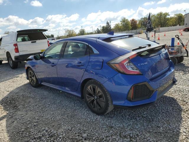 SHHFK7H58HU223265 - 2017 HONDA CIVIC EX BLUE photo 2