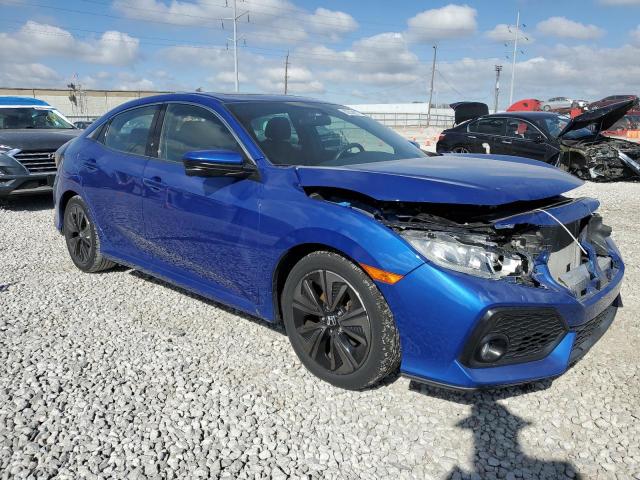 SHHFK7H58HU223265 - 2017 HONDA CIVIC EX BLUE photo 4