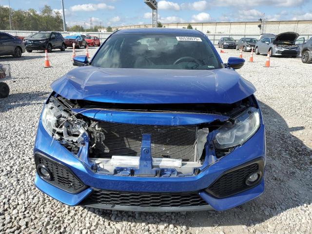SHHFK7H58HU223265 - 2017 HONDA CIVIC EX BLUE photo 5