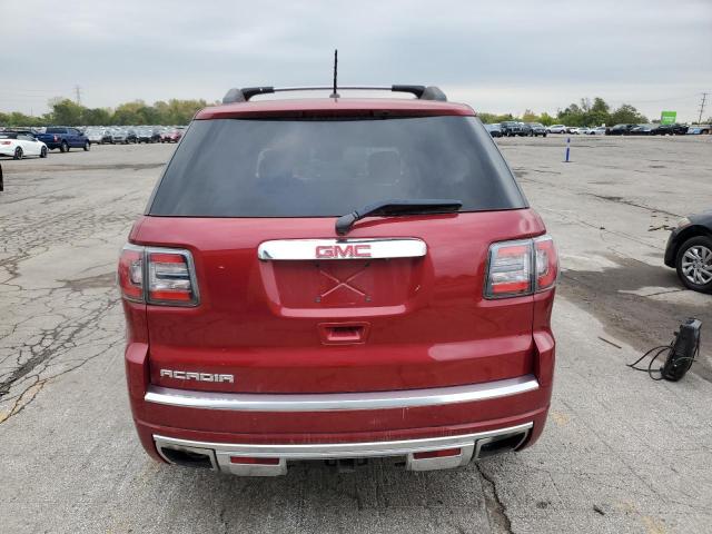 1GKKRTKD0EJ161180 - 2014 GMC ACADIA DENALI RED photo 6
