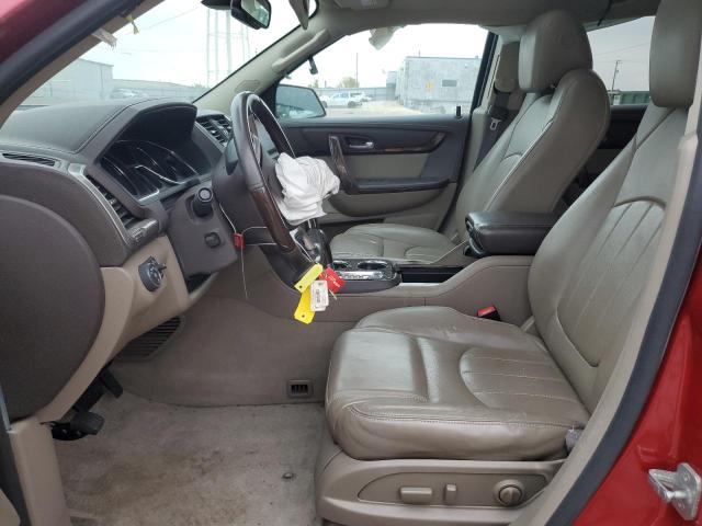 1GKKRTKD0EJ161180 - 2014 GMC ACADIA DENALI RED photo 7