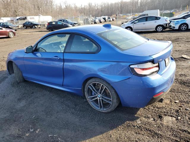 WBA2J7C57JVB28360 - 2018 BMW M240XI BLUE photo 2