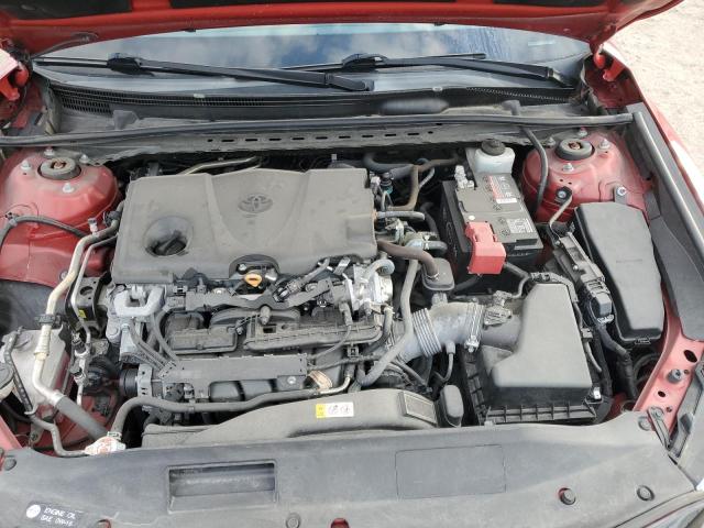 4T1G11AK8NU043580 - 2022 TOYOTA CAMRY SE RED photo 11