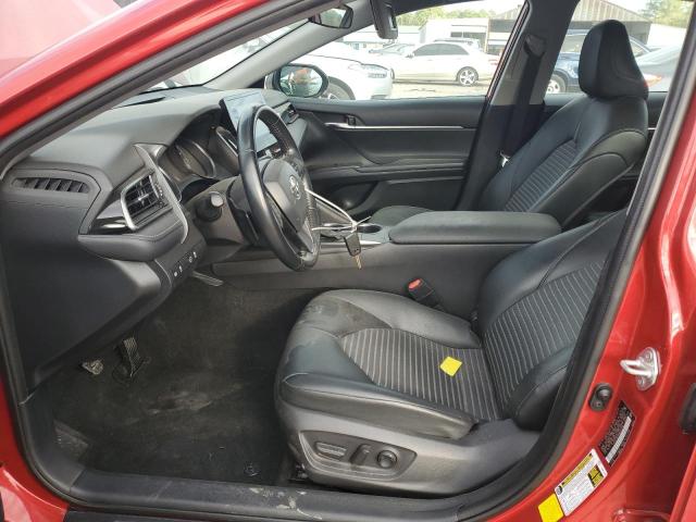 4T1G11AK8NU043580 - 2022 TOYOTA CAMRY SE RED photo 7