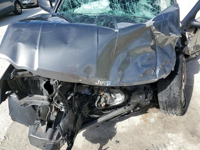 1J8GR48KX7C602147 - 2007 JEEP GRAND CHER LAREDO ნაცრისფერი ფოტო 12